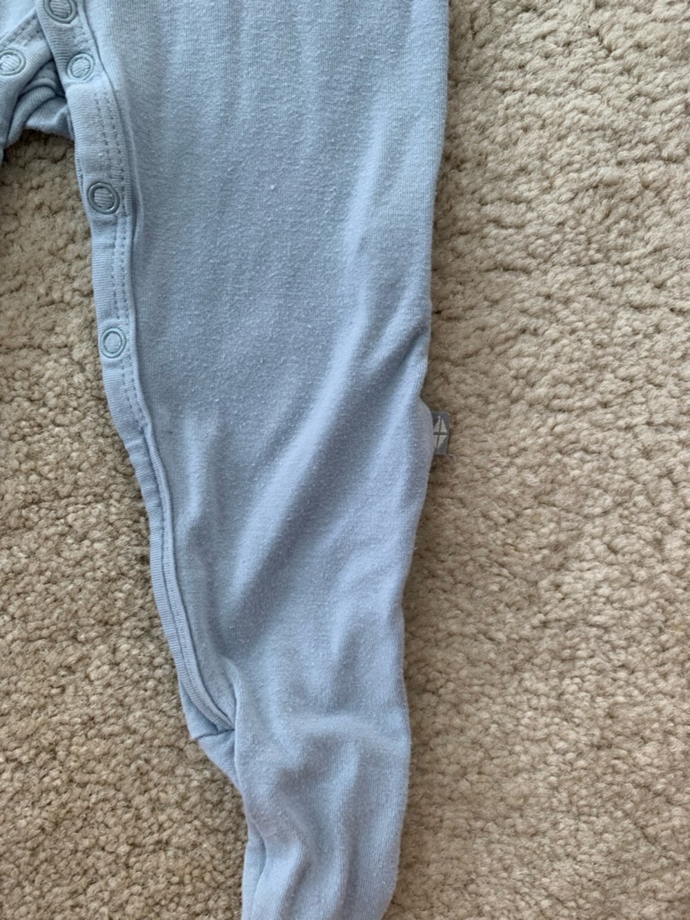 Kyte Baby Size 0-3 and 3-6 Months Blue Grey Teal Bamboo Sleeper Pajamas Bundle - Picture 11 of 11